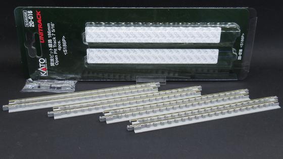 Kato 7078018 (20-016) Grubengleis (offen) 186 mm Spur N