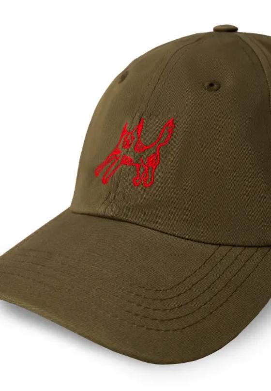 Baseball Cap Olive Hund