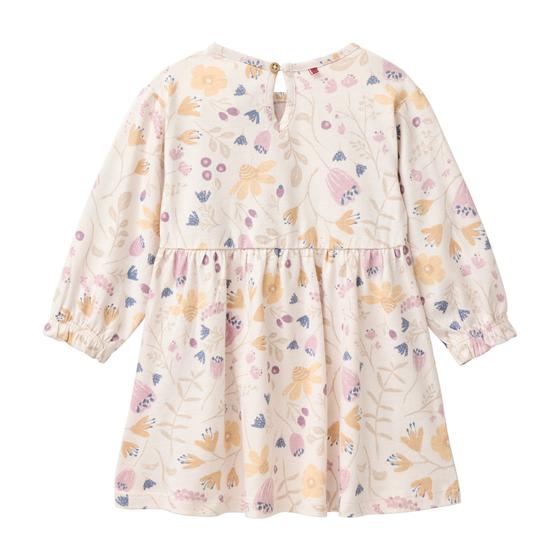 People wear Organic Langarm Kleid Blumengarten Rosa