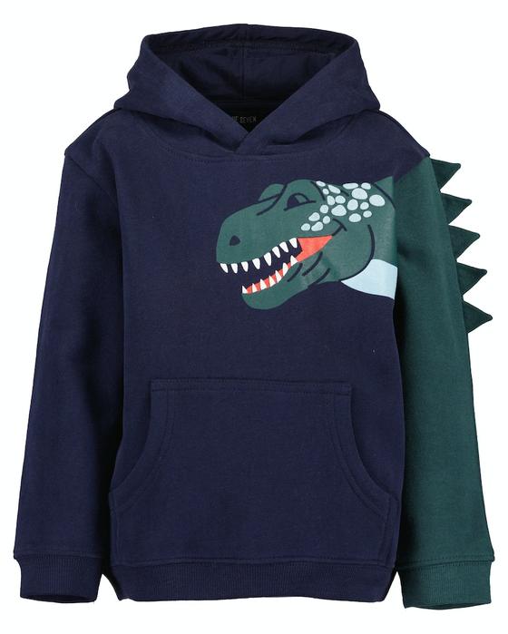 Hoodie "Dinosaur", Baumwolle, nachtblau