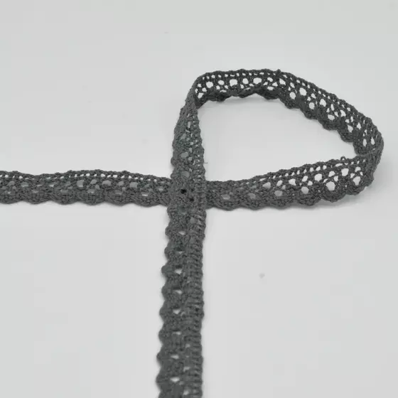 Baumwollspitze 12mm olive