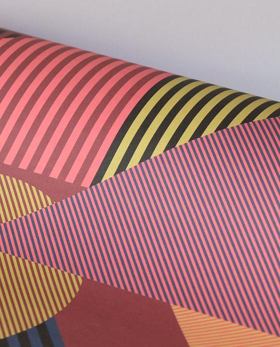 Geschenkpapier Haferkorn & Sauerbrey, Aligned Red