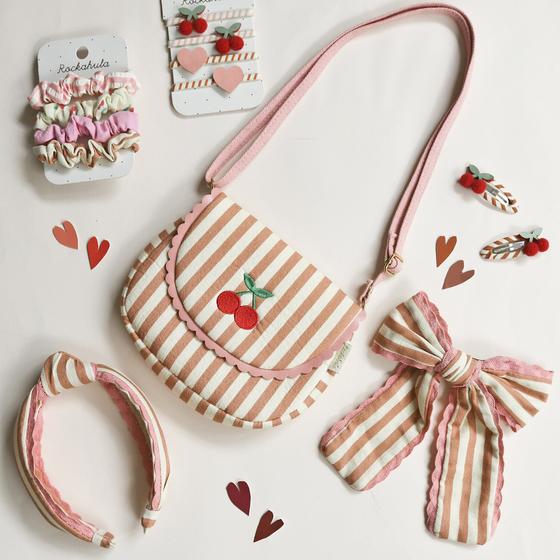 Rockahula Kids Umhängetasche Stripy Cherry