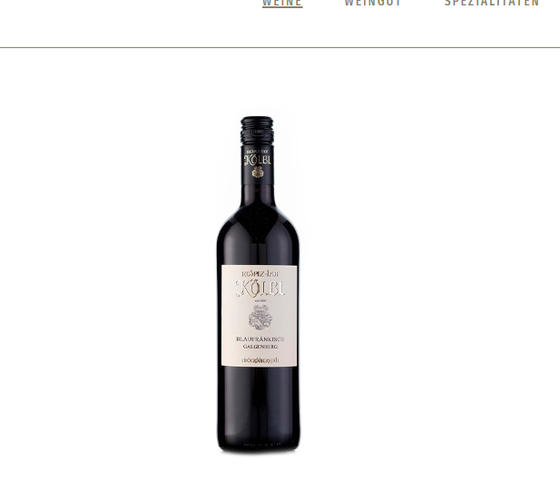 Rotwein | Blaufränkisch Ried Galgenberg - 0,75l