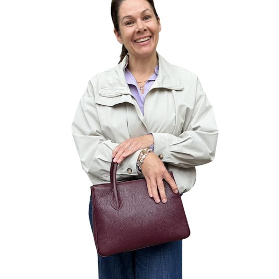 Maxima Handtasche klein burgundy, bordeaux