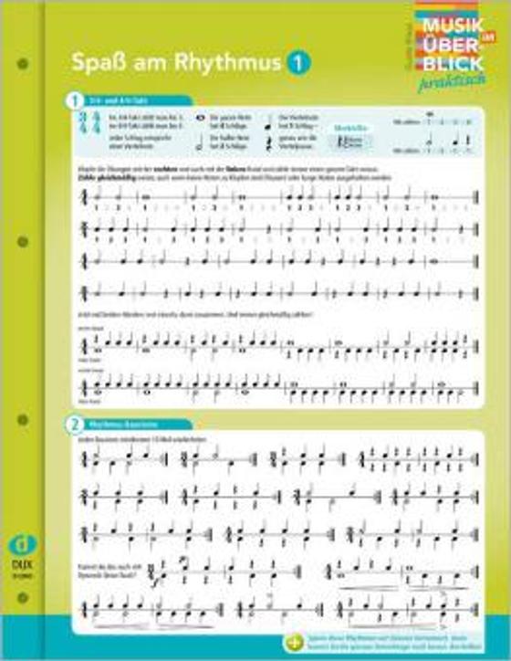 Musik im Überblick: Spaß am Rhythmus 1