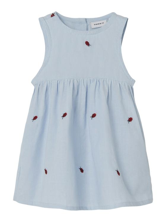 Name It Trägerkleid Marienkäfer Chambray Blue