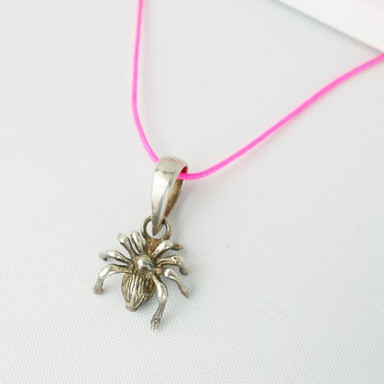 goldmarie Kette Mini SPINNE Anhänger - 925er Silber - 1,5cm