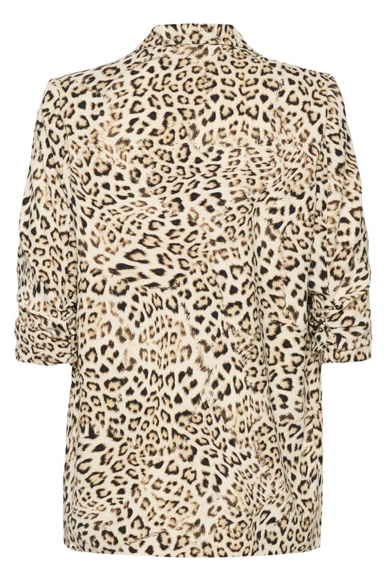 SOAKED Blazer SLShirley Leo-Muster 30405041 - creme-camel