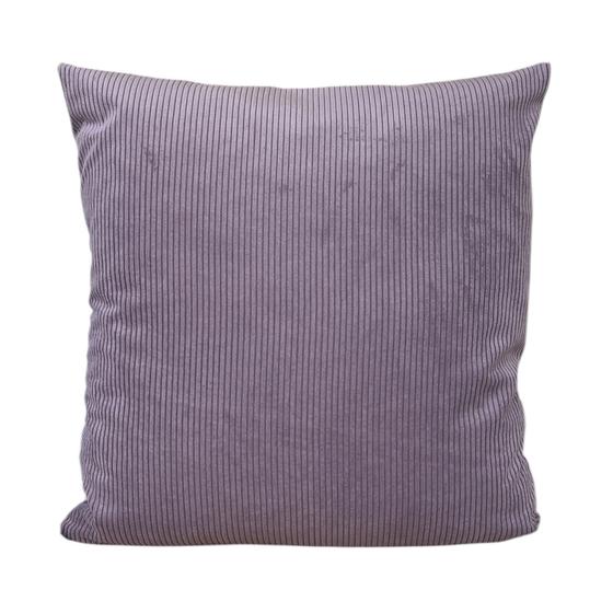 Pad Kissenhülle 40x40 CASUAL Cord mauve lavendel