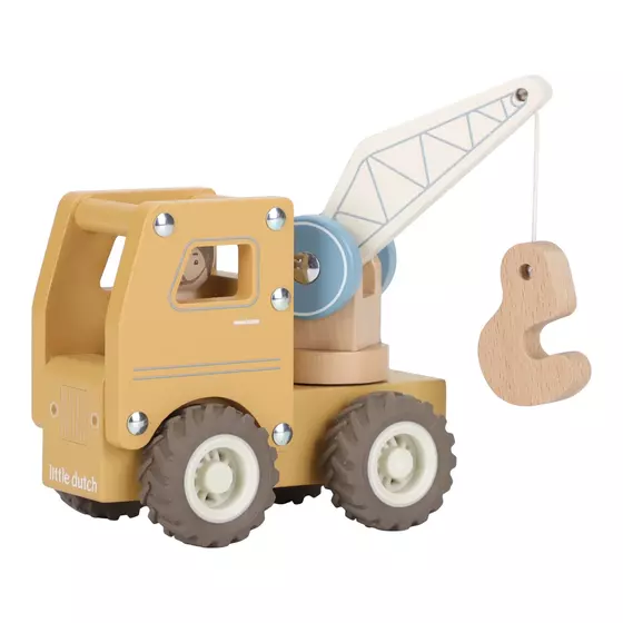 Little Dutch Holz Kranwagen
