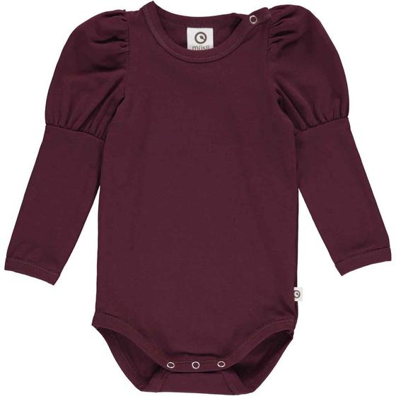 Müsli by Green Cotton Cozy Me Body Puffärmel Langarm Fig