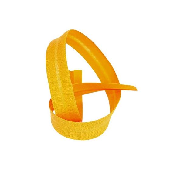 Schrägband Baumwolle 20mm uni - safrangelb