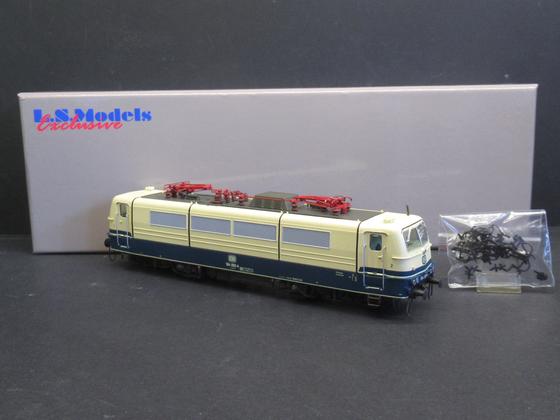 L.S.Modell E-Lok 184 002-4 DB Zweifrequenzlok ozeanblau 21-pol. Schnittstelle Spur H0 OVP