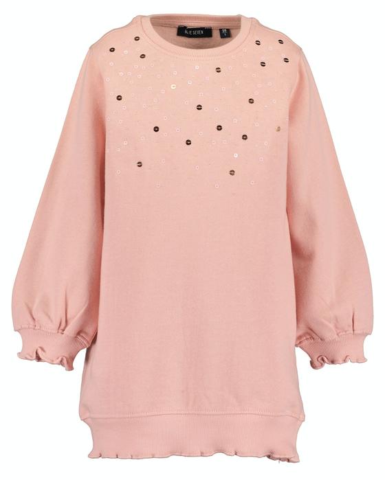 Sweatkleid, Biobaumwolle, rosa