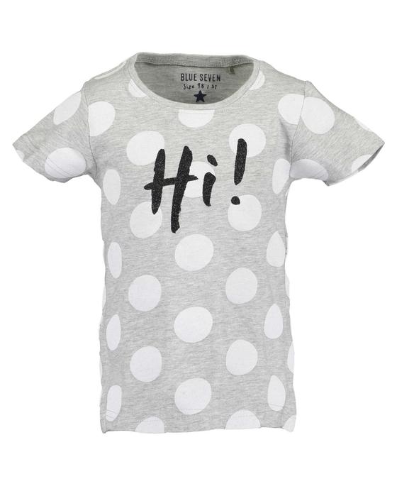 T-Shirt "Hi" mit weißen Punkten