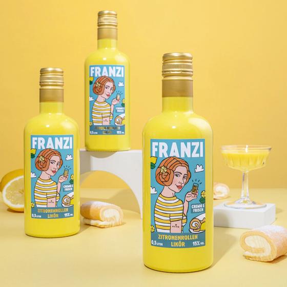 FRANZI Zitronenrollen Likör - 500ml