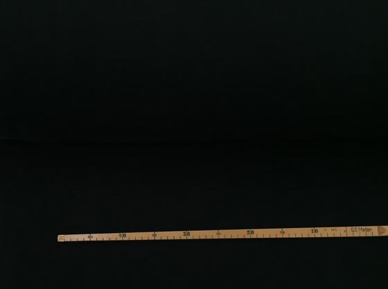 Baumwollfleece schwarz