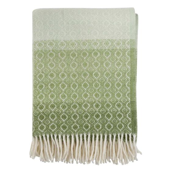 Klippan Wolldecke Havanna Green Multi