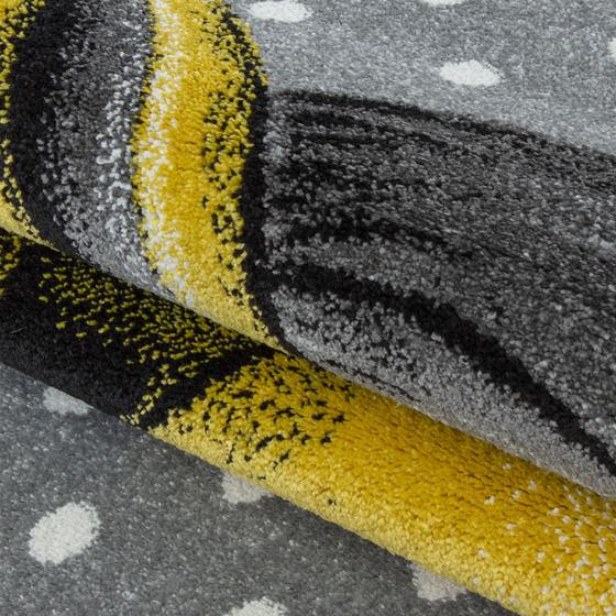 kids Cocuk halisi gri sari 160 x 230 cm