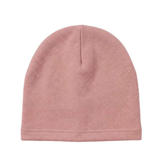Sweat-Beanie, Biobaumwolle, GOTS-zertifiziert, rosa