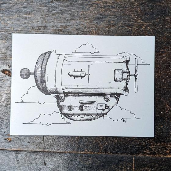 Postkarte - French Captain