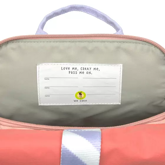 Lässig Kindergartenrucksack Rolltop - Sunny Explorer Rosa Pink