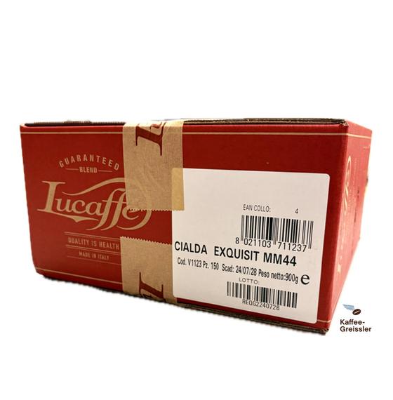 Lucaffe Exquisit Karton_Schoenbergers Kaffeegreissler