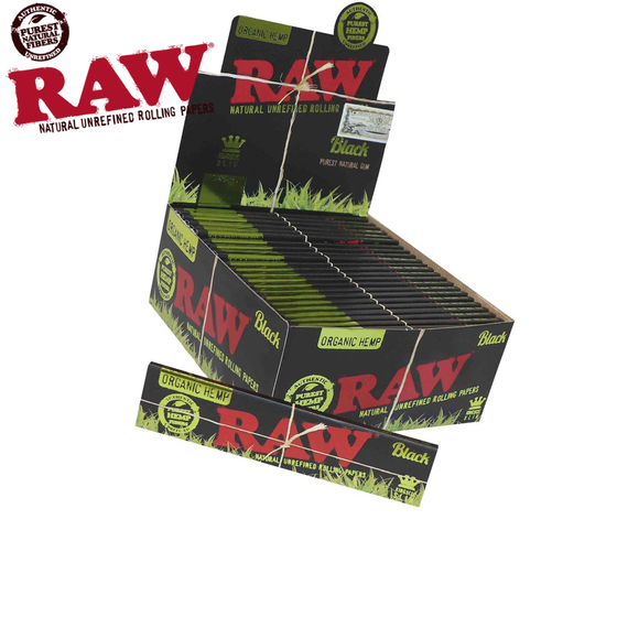 Papers, RAW®, Organic Black, King Size Slim