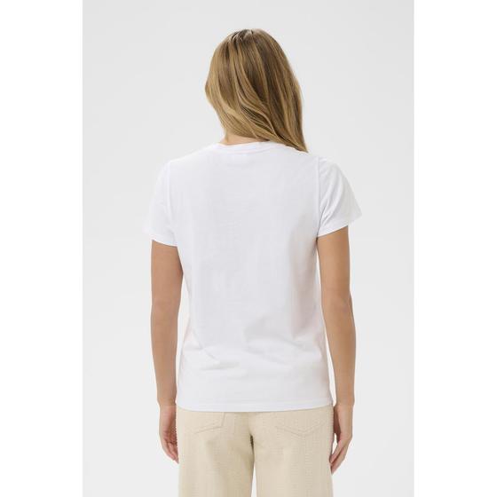 SAINT TROPEZ T-Shirt mit Palme Stickerei ReeceSZ 30515233 - weiß-grün