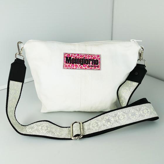 goldmarie Festival Tasche JEANS Recycelt - MOINGIORNO - Leo Label - denim weiß 