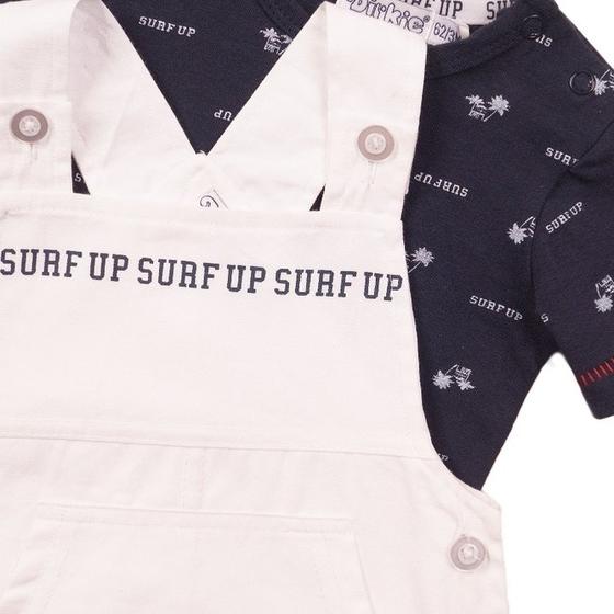 2-teiliges Set "Surf up", Latzhose & Shirt