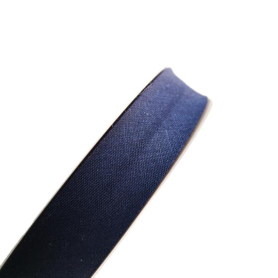 Schrägband Baumwolle 20mm uni - dunkelblau