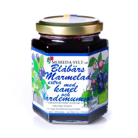 Moheda BIO-Heidelbeere-Konfitüre mit Zimt+Kardamon 200g