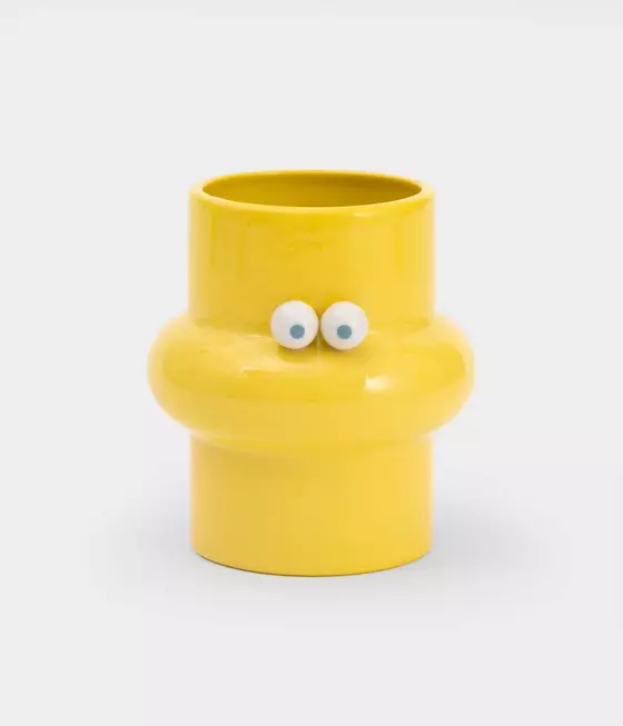 CUTE Artist Edition CUP Yellow von Lucas Zanotto