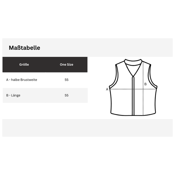 goldmarie Seidentuch-Weste LOVE IS MY SUPERPOWER - Vintage-Stoff Recycelt - blau - reversible OHMMM DIGGA -- mit Kosmetiktasche 