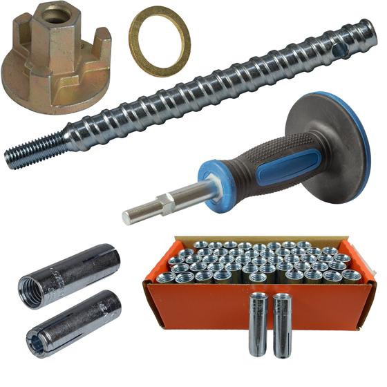 Beton<br>Befestigungsset für Kernbohrständer<br>Bohrdurchmesser 16 mm