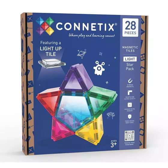 Connetix Magnetbausteine Light Star Pack 28 Teile