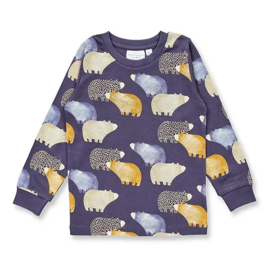 Sense Organics Pyjama Long John Bärendruck Blau
