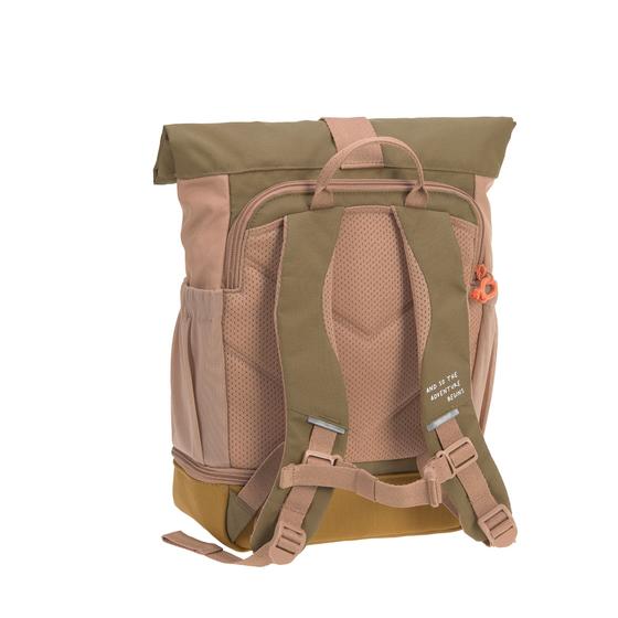 Lässig Kindergartenrucksack - Rolltop - Natur Braun