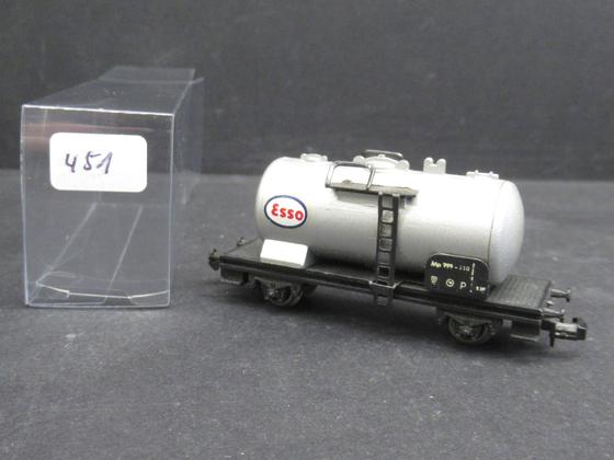 Lima 451 2-achsiger Keselwagen Esso DB silber Spur N