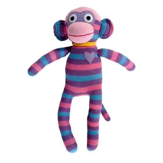 HickUps Sockenaffe Pink Purple