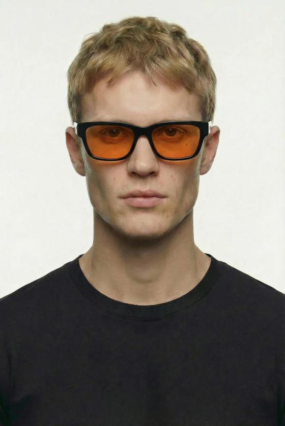 eco SHADES Sonnenbrille VENTURI - schwarz - orange - Unisex