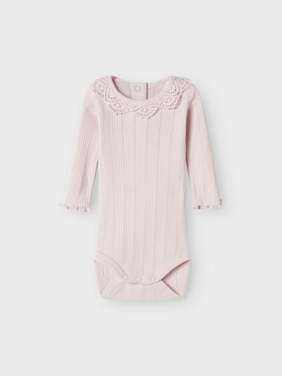 Name It Body Langarm Rundhalskragen Light Lilac