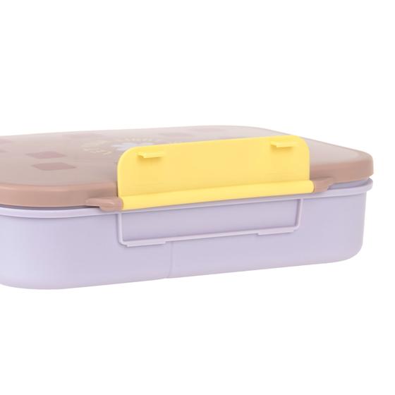 Lässig Brotdose - Bento Lunchbox Pattern Party Rosa