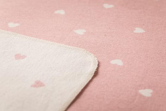 David Fussenegger Babydecke Herzen Allover Altrosa