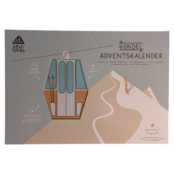 Adventskalender Gondeln GELB