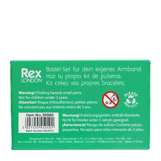 Rex London Bastel-Set Armband aus Holzkugeln In My Garden