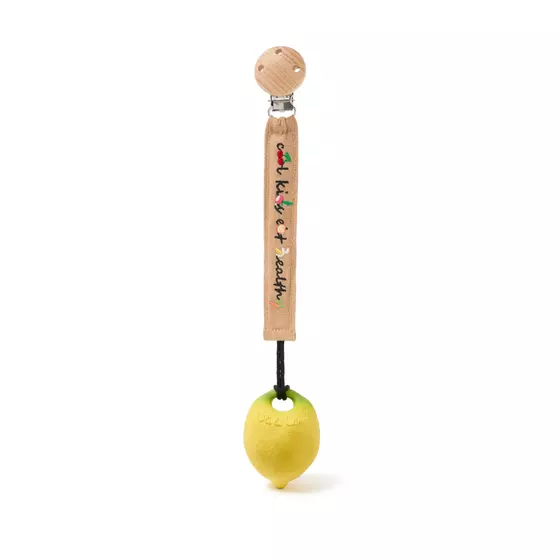 Oli&Carol Mini Doudou-Teether Lou the Lemon