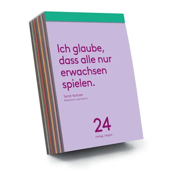 Denkpause 2027 Tagesabreißkalender